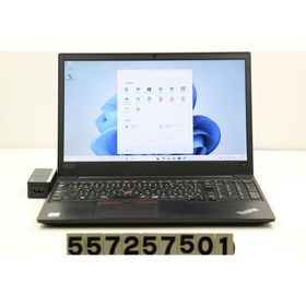 ノートパソコン Lenovo ThinkPad E580 Core i3 8130U 2.2GHz/8GB/256GB(SSD)/15.6W/FHD(1920x1080)/Win11