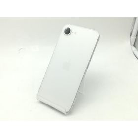 【中古】Apple au 【SIMフリー】 iPhone 16e 128GB ホワイト MD1R4J/A【広島】保証期間１ヶ月【ランクA】