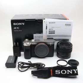 【シャッター回数：3700】 ソニー フルサイズミラーレス一眼 α7C レンズキット シルバー ILCE-7CL S