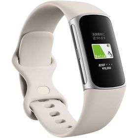 Fitbit Charge 6 トラッカー Porcelain/Silver[防水/最大7日間のバッテリーライフ/GPS搭載/スマートウォッチ] 【Suica対応】シルバー