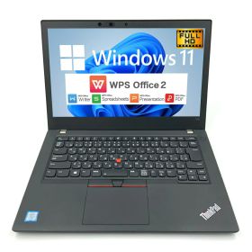【Windows11】【パフォーマンスを追求したビジネスノート】 Lenovo ThinkPad T480 第8世代 Core i5 8250U/1.60GHz 4GB SSD120GB 64bit WPSOffice 14インチ フルHD カメラ 無線LAN 中古パソコン ノートパソコン モバイルノート PC Notebook 【中古】