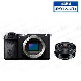 ソニー α6700 ILCE-6700 ボディ ブラック + 標準ズームレンズセット E PZ 16-50mm F3.5-5.6 OSS SELP1650 ブラック SONY