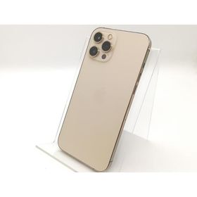 【中古】Apple docomo 【SIMロック解除済み】 iPhone 12 Pro Max 128GB ゴールド MGCW3J/A【秋葉4号】保証期間１ヶ月【ランクC】