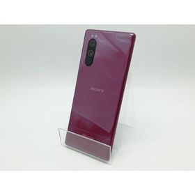 【中古】SONY docomo 【SIMロック解除済み】 Xperia 5 SO-01M Red【柏】保証期間１ヶ月【ランクB】