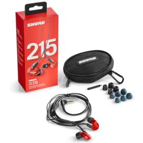 イヤホン カナル型 高遮音性 SHURE シュアー SE215SPE-RD-A 《国内正規品 2年保証》
