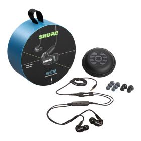 イヤホン カナル型 SHURE シュアー AONIC 215 SE215DYBK+UNI-A ブラック《国内正規品 2年保証》