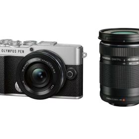 【中古】OM SYSTEM PEN E-P7 EZダブルズームキット シルバー