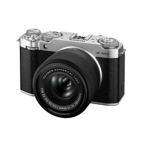 【新品】フジフイルム FUJIFILM X-M5 XC15-45mmレンズキット シルバー【選べる5年間延長保証対象(別料金)】
