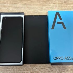 【美品】OPPO A55s 5G A102OP ブラック 64GB SIMフリー