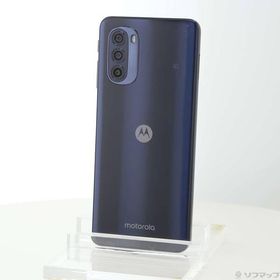 〔中古〕Motorola(モトローラ) moto g52j 5G 128GB インクブラック PATM0000JP SIMフリー〔269-ud〕