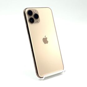 アップル(Apple)の【全額返金保証】【最速発送】Apple iPhone iPhone 11 Pro 256GB ゴールド docomo 動作確認済(スマートフォン本体)