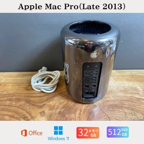 ［良品］Apple Mac Pro（Late 2013）/ Intel Xeon E5 / メモリ32GB / SSD 512GB / Windows 11 / Office 2021 / CJ634
