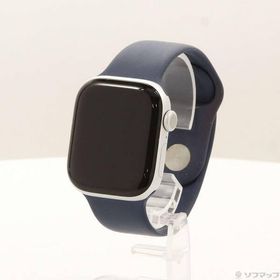 〔中古〕Apple(アップル) Apple Watch Series 10 GPS 42mm シルバーアルミニウムケース デニムスポーツバンド〔262-ud〕