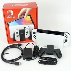 Nintendo ニンテンドー HEG-001 Nintendo Switch ニンテンドースイッチ 有機ELモデル ホワイト 7インチ有機ELディスプレイ 64GB ゲーム機 【中古】