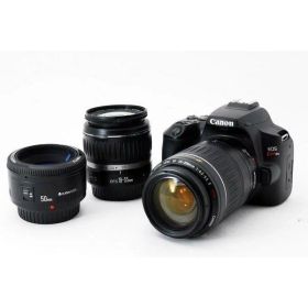 【中古】キヤノン Canon EOS Kiss X10 トリプルレンズセット 美品 ストラップ付き カメラ 中古 人気 おすすめ 高画質