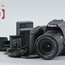 【中古】Canon キヤノン EOS Kiss X10 EF-S 18-55 IS STM レンズキット ブラック
