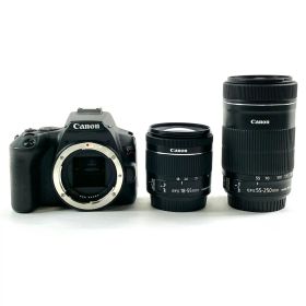 キヤノン Canon EOS Kiss X10 ダブルズームキット ブラック デジタル 一眼レフカメラ 【中古】