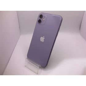 【中古】Apple SoftBank 【SIMロック解除済み】 iPhone 11 64GB パープル MWLX2J/A【大阪堂島】保証期間1ヶ月【ランクB】