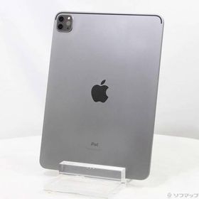〔中古〕Apple(アップル) iPad Pro 11インチ 第3世代 128GB スペースグレイ MHQR3J／A Wi-Fi〔344-ud〕