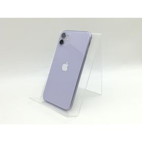 【中古】Apple au 【SIMロック解除済み】 iPhone 11 64GB パープル MHDF3J/A（後期型番）【福岡筑紫】保証期間１ヶ月【ランクB】
