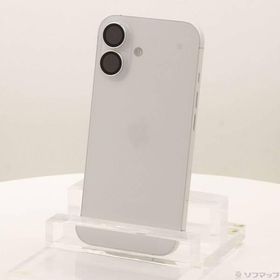 〔中古〕Apple(アップル) iPhone16 512GB ホワイト MYE33J／A SIMフリー〔198-ud〕