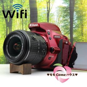 ショット数4738枚！WiFi搭載機種♪ニコン D5500☆希少なワインレッド☆