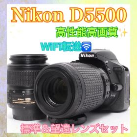 すぐ使える◆Nikon D5500◆一眼レフカメラ◆WiFiで楽々転送◆訳あり◆