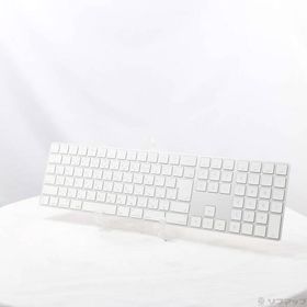 〔中古〕Apple(アップル) Magic Keyboard (テンキー付き) MQ052J／A シルバー〔258-ud〕