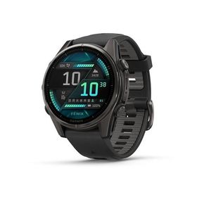 GARMIN ガーミン 0100290327 010-02903-27 fenix 8(フェニックス 8)Sapphire AMOLED 43mm GPSスマートウォッチ Ti Carbon Gray DLC / Black