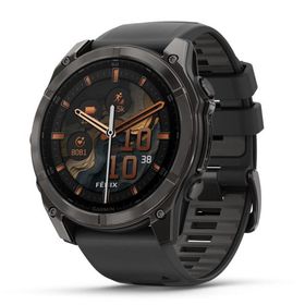 正規販売店 ガーミン フェニックス ８ fenix 8 Sapphire AMOLED 51mm Ti Carbon Gray DLC / Black 有機ELディスプレイ GPSウォッチ 010-02905-62