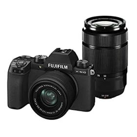 【中古-非常に良い】FUJIFILM ミラーレスデジタルカメラ X-S10 Wズームレンズキット F X-S10LK-1545/50230 ブラック