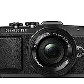 【中古】（非常に良い）OLYMPUS PEN Lite E-PL7 14-42mm EZレンズキット ブラック ミラーレス一眼 E-PL7 EZ LKIT BLK