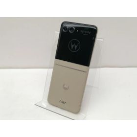 【中古】MOTOROLA SoftBank 【SIMフリー】 motorola razr 50s サンドクリーム 8GB 256GB A403MO【仙台イービーンズ】保証期間1ヶ月【ランクA】