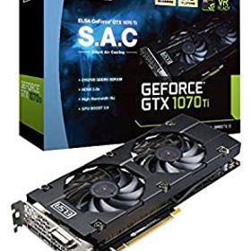 【中古-非常に良い】 ELSA GeForce GTX 1070 Ti 8GB S.A.C グラフィックスボード VD6507 GD1070-8GERTS