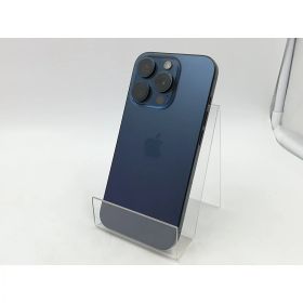 【中古】Apple 国内版 【SIMフリー】 iPhone 15 Pro 256GB ブルーチタニウム MTUG3J/A【千葉】保証期間1ヶ月【ランクC】