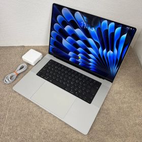 【送料無料】ジャンク品 Apple MacBook Pro 16(2021, A2485) M1 Pro / RAM 32GB / SSD 512GB / シルバー / 充放電回数 : 22 [MC123]