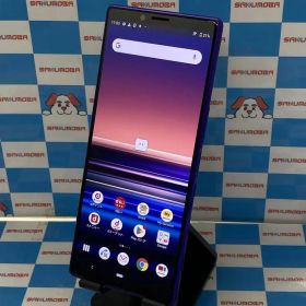 【中古】即日発送可Xperia 1 64GB パープル SO-03L docomo版SIMフリー