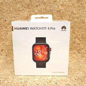 【新品 未開封】HUAWEI WATCH FIT 4 Pro ブラック SYA-B29 スマートウォッチ 本体(RAA518-3)