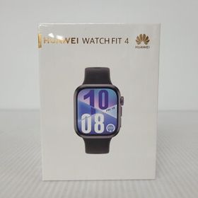 IZU【未使用品】HUAWEI WATCH FIT4 スマートウォッチ SYA-B09 ブラック〈096-260128-KK-04-IZU〉