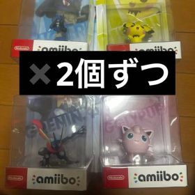 新品 amiibo スマブラ 大乱闘スマッシュブラザーズ 4種類セット アミーボ