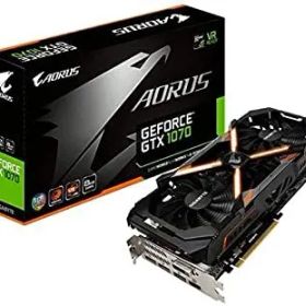 【中古】「非常に良い」Gigabyte GV-N1070G1 GAMING-8GD REV2.0 GeForce GTX 1070 G1 コンピューターグラフィックスカード GV-N1070AORUS-8GD REV2.0