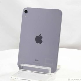 〔中古〕Apple(アップル) iPad mini 第6世代 64GB パープル 3J366J／A Wi-Fi〔371-ud〕