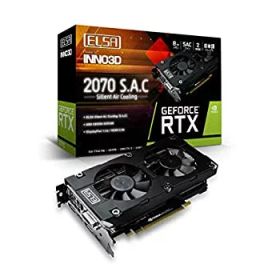 【中古】【非常に良い】ELSA エルザ GeForce RTX 2070 S.A.C グラフィックスボード VD6830 GD2070-8GERS