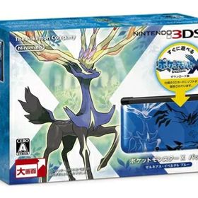 【中古】 ニンテンドー3DS LL ポケットモンスター Xパック ゼルネアス・イベルタル ブルー