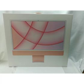 【中古】Apple iMac 24インチ 4.5K Retinaディスプレイ M1(CPU:8C/GPU:8C) 8GB/256GB ピンク MGPM3J/A (M1・2021)【神戸】保証期間1ヶ月【ランクA】