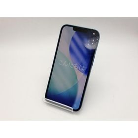 【中古】Apple SoftBank 【SIMフリー】 iPhone 13 128GB ブルー MLNG3J/A【広島本通】保証期間１ヶ月【ランクC】