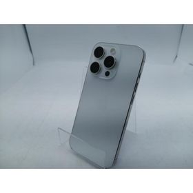 【中古】Apple 国内版 【SIMフリー】 iPhone 15 Pro 128GB ホワイトチタニウム MTU83J/A【秋葉5号】保証期間１ヶ月【ランクC】