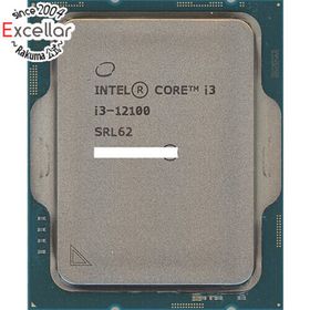 インテル(intel)のCore i3 12100 3.3GHz 12M LGA1700 60W SRL62(PCパーツ)