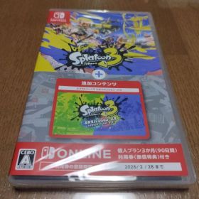 新品未開封 スプラトゥーン3 + エキスパンション・パス switch