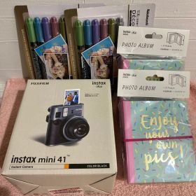 新品FUJIFILM instax mini 41 本体 ブラック/おまけ付き